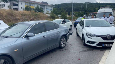 İstanbul'da feci kaza: 16 araç birbirine girdi
