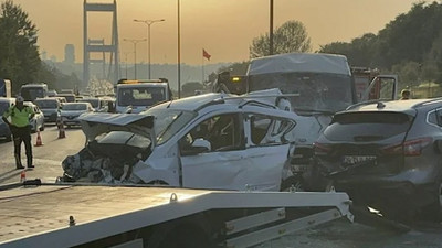 FSM Köprüsü’nde zincirleme kaza: 5 yaralı