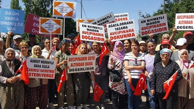 Sivas'ta köylüler madene karşı eylem yaptı
