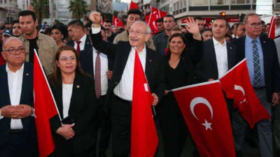 CHP lideri Kemal Kılıçdaroğlu, Aydın'da 30 Ağustos kortejinde