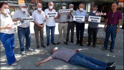 Emeklilerden Ankara'da eylem: Açız, ölüyoruz, sürünüyoruz