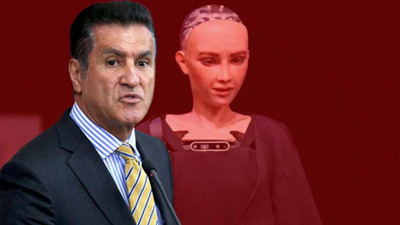 Mustafa Sarıgül robot Sophia'ya seslendi: Fişini çekerim