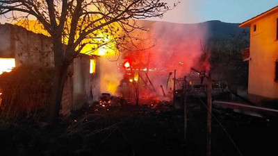Kastamonu Araç'ta korkutan yangın