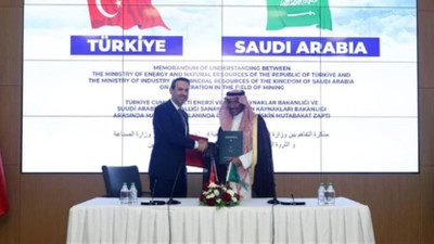 Türkiye ve Suudi Arabistan arasında ‘madencilik işbirliği’ anlaşması