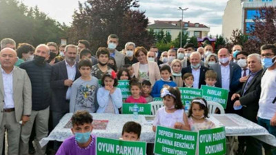 AKP'li belediyenin çocuk parkını yok edecek ihalesi iptal edildi