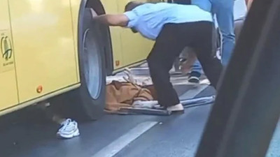 İstanbul'da motosiklet kazası: Hamile kadın otobüsün altında kaldı