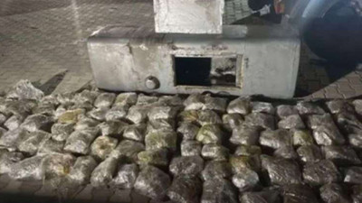 İzmir'de TIR'ın akaryakıt deposunda 58 kilo uyuşturucu ele geçirildi