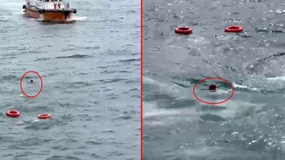 İstanbul'da yolcu vapurdan denize düştü