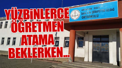 Okullar açılalı 2 hafta oldu: Ardahan'da bir okulda öğretmen yok