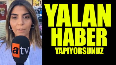 Ankara'da 'Bakterili Halk Ekmek' haberi yapan ATV muhabirini rezil etti
