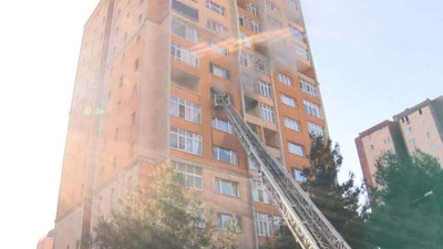 Esenyurt'ta 16 katlı binada yangın çıktı