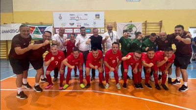 Down Sendromlu Futsal Milli Takımı, Avrupa Şampiyonası'nda finale yükseldi