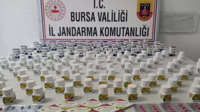 Bursa'da cinsel gücü artırıcı ilaç operasyonu