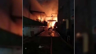 Tuzla'da fabrika yangını çıktı