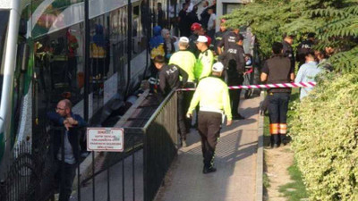 Konya'da feci ölüm: Tramvayın önüne düştü