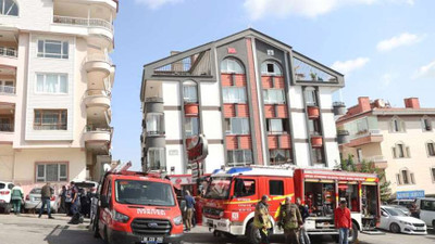 Ankara'da 7 katlı binada yangın: Ölü ve yaralılar var
