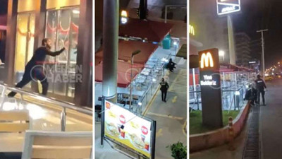 Mersin'de McDonald's şubesine 'tekbir'li saldırı