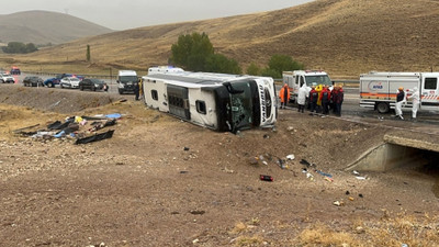Sivas'taki otobüs kazasında hayatını kaybedenlerin sayısı 8'e çıktı