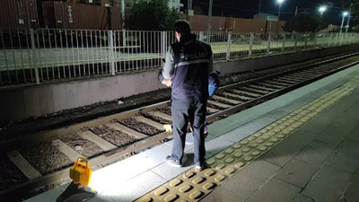 Tekirdağ'da feci ölüm: Tren, yolcuyu ezdi