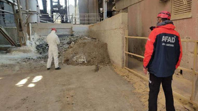 Çimento fabrikasında patlama: 1 işçi yaralandı
