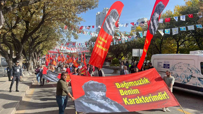 Ankara'da 29 Ekim yürüyüşü: Yaşasın laik Cumhuriyet