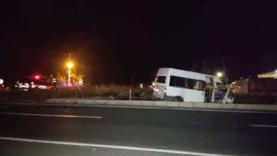 Nevşehir'de tarım işçilerini taşıyan minibüs kaza yaptı: Çok sayıda yaralı var