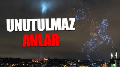 İstanbul Boğazı'nda muhteşem Cumhuriyet Bayramı gösterisi