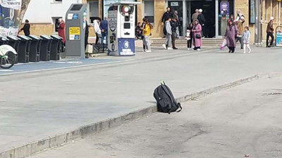 Sırt çantası paniğe neden oldu, bomba imha ekibi çağrıldı