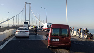 Osmangazi Köprüsü'nde zincirleme kaza: Çok sayıda yaralı var