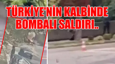 Ankara'daki hain saldırının anbean görüntüsü ortaya çıktı