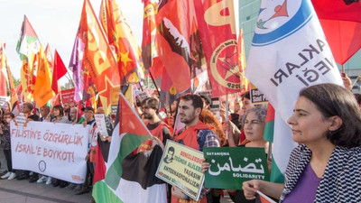Şişli'de Filistin'e destek eylemi: İsrail'e topyekün boykot