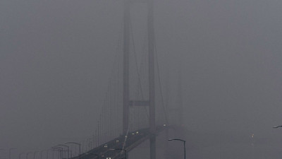 Osmangazi Köprüsü'nde yoğun sis etkisi