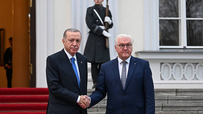 Erdoğan, Alman mevkidaşı Steinmeier ile bir araya geldi