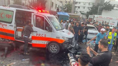 İsrail, ambulans konvoyunu vurdu