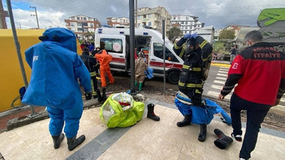Koliden kimyasal madde sızdı: 12 kişi hastaneye kaldırıldı