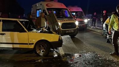 Bolu'da zincirleme trafik kazası: Yaralılar var