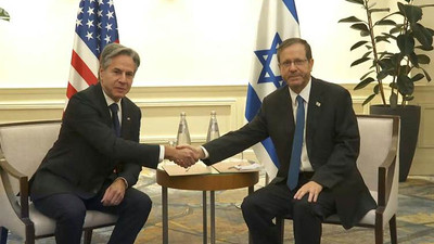 Blinken 3. kez İsrail'e gitti, Herzog ve Abbas ile görüştü