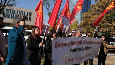 ABD Büyükelçiliği önünde 'Blinken' protestosu