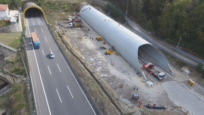 Bolu Dağı Tüneli Ankara istikameti ulaşıma açıldı
