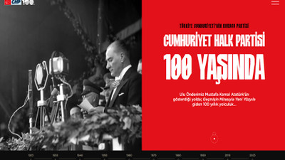 'CHP 100. Yıl' internet sitesi açıldı