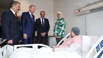 Erdoğan'dan Gazze'den getirilen hastalara ziyaret