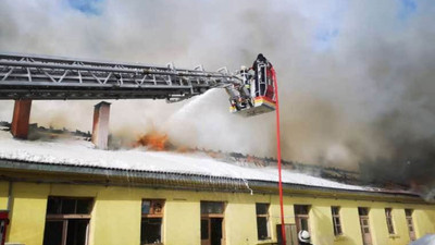 TCDD'ye ait depoda yangın çıktı