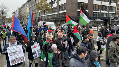 Almanya'da Filistin'e destek yürüyüşü düzenlendi