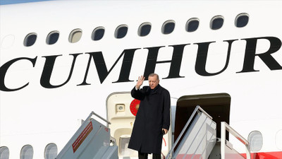 Erdoğan, özel uçak ile Suudi Arabistan'a gitti