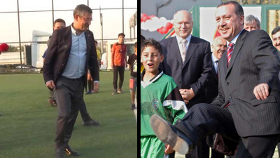 Özgür Özel çocuklarla futbol oynadı, Erdoğan o fotoğrafı paylaştı