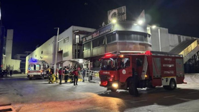 Lastik fabrikasında yangın: 8 işçi hastaneye kaldırıldı