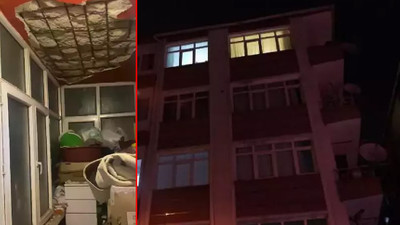İstanbul'da bir bina 4.1'lik Yalova depreminde hasar gördüğü için boşaltıldı