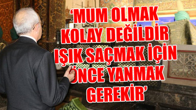 Kemal Kılıçdaroğlu'ndan Mevlana mesajı