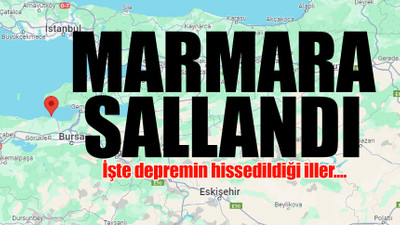 İstanbul'da hissedilen depremler... AFAD depremin büyüklüğünü 5.1 ve 4.5 merkez üssünü Bursa Gemlik olarak açıkladı