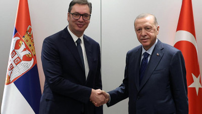 Cumhurbaşkanı Erdoğan, Sırbistan Cumhurbaşkanı Vucic'le görüştü
